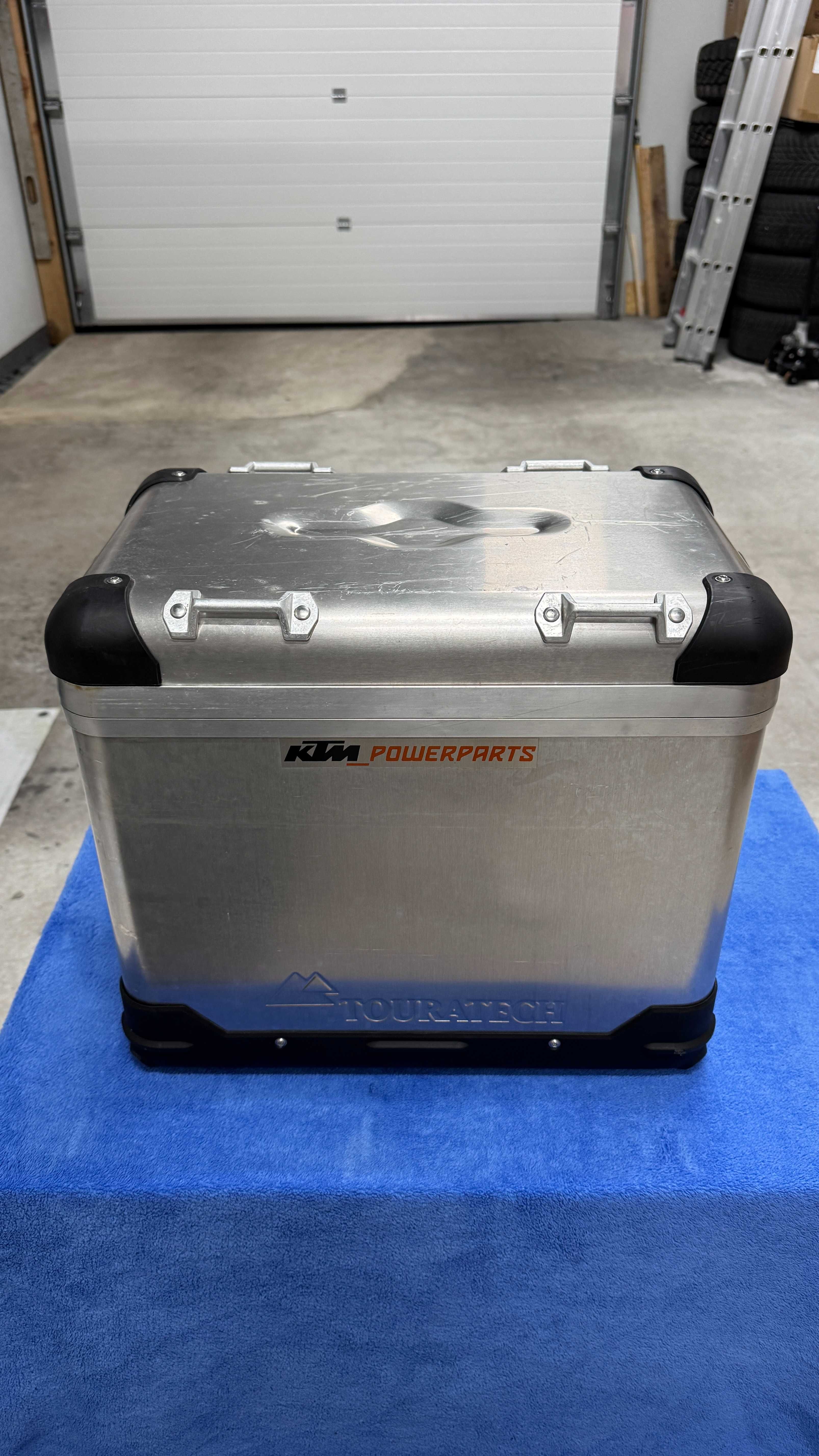 Kufry boczne aluminiowe Zega Pro Touratech KTM (31+38L), stan jak NOWE