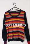 Sweter w kolorowe paski Standard Issue