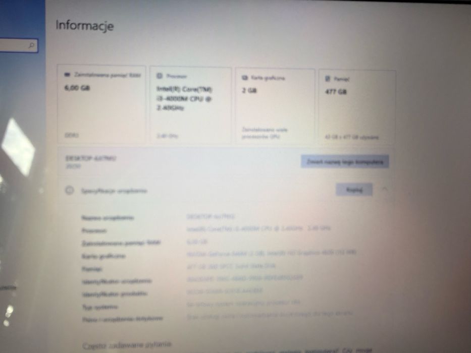 Laptop Lenovo IdeaPad Z710 17”