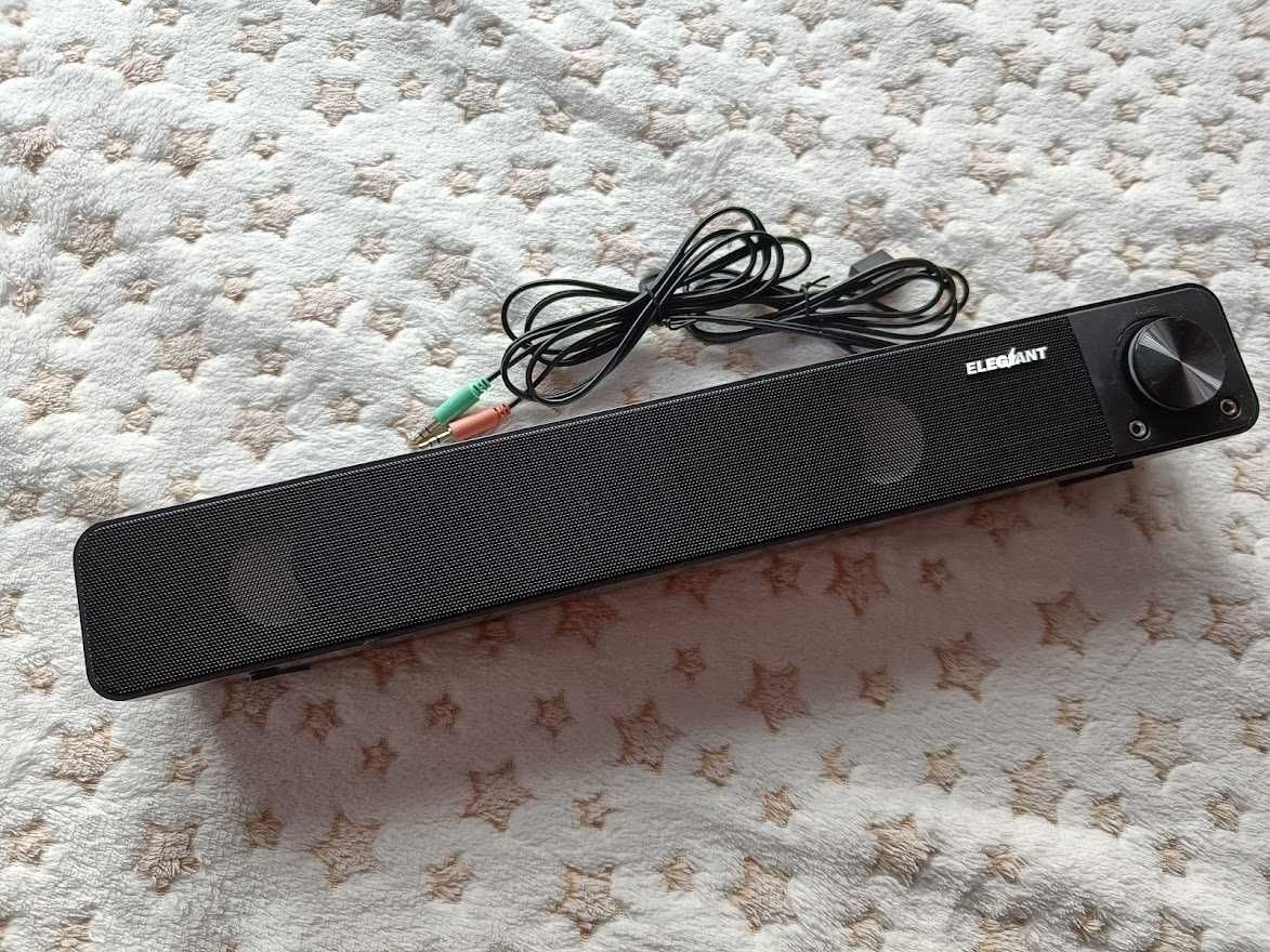 Mini Soundbar Elegiant SR200 6W 2.0 LED AUX USB