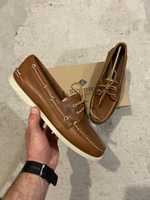 Мужские кожаные топсайдеры мокасины туфли Sperry