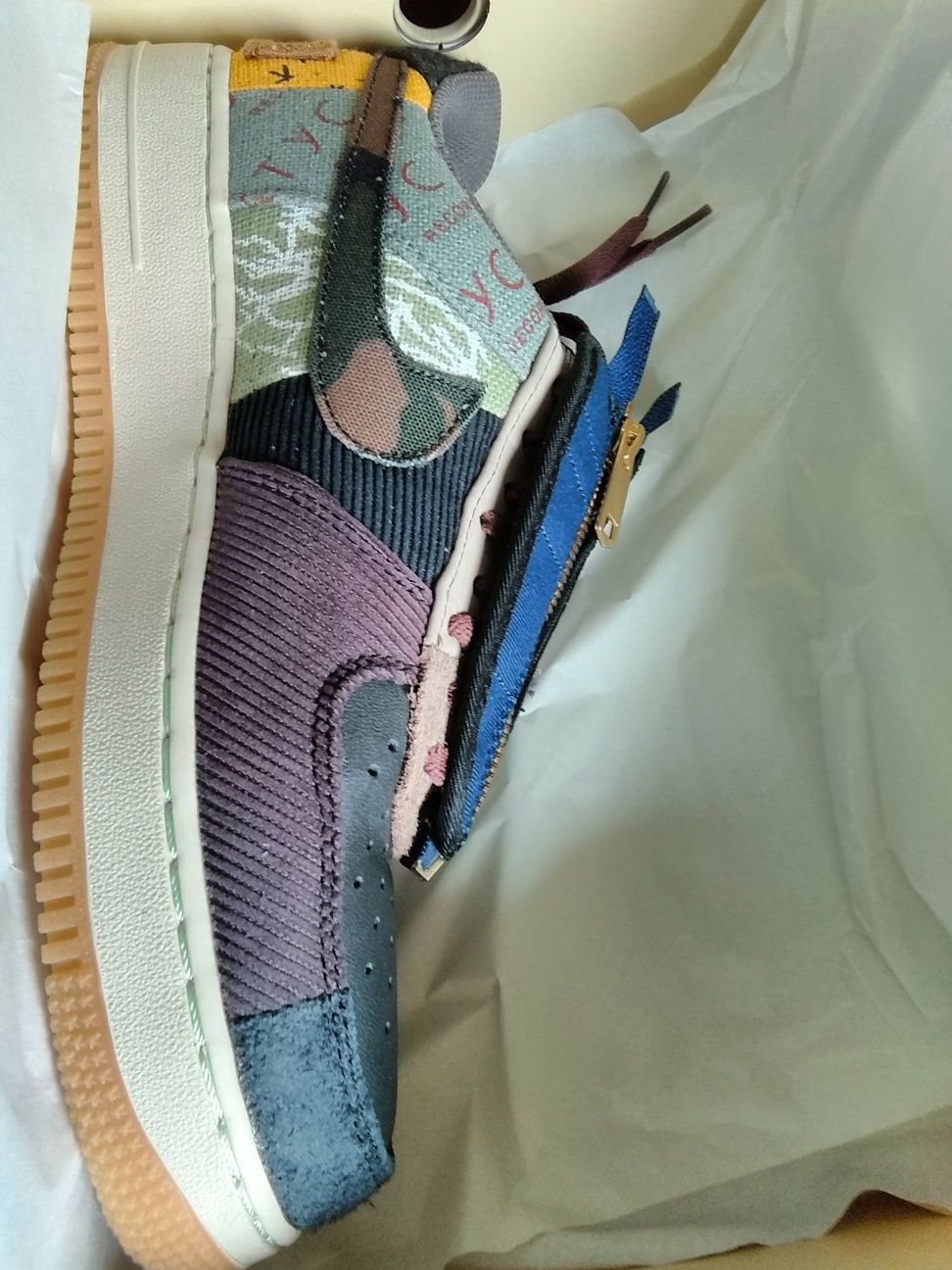 (r. EUR 43) Nike Air Force 1 x TRAVIS SCOTT Cactus Jack CN2405,-900