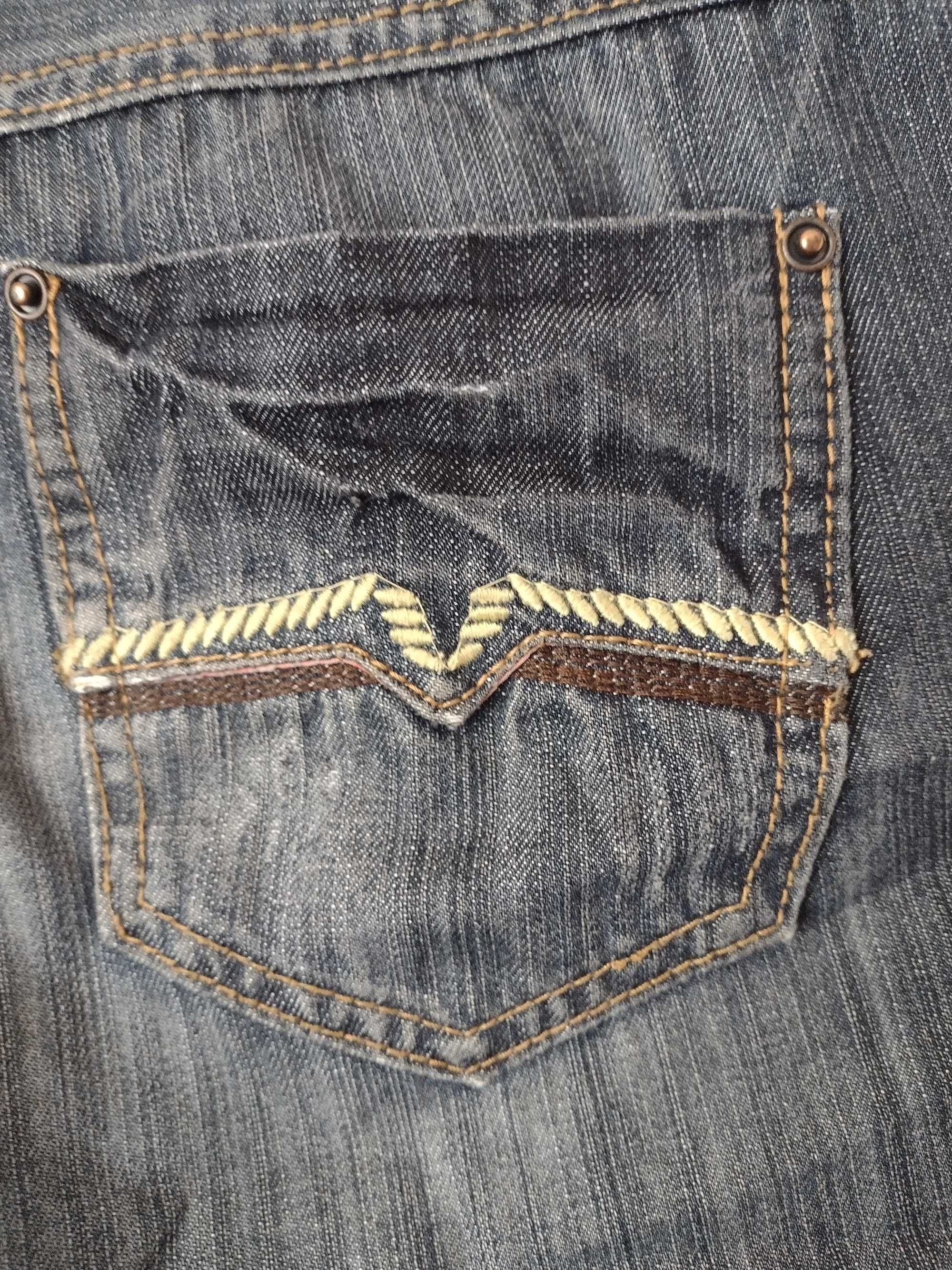 Reserved Denim jeansy ciemne rozmiar 36