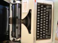Máquina de escrever antiga