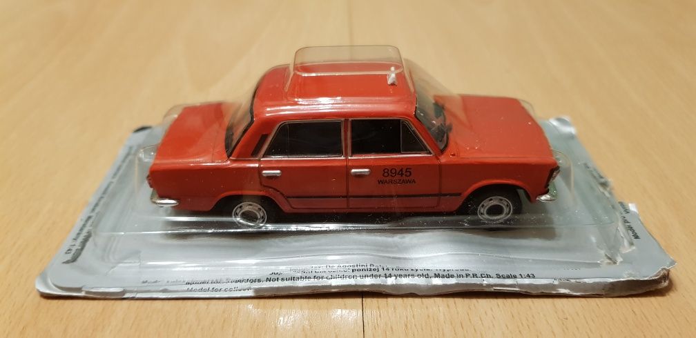 Fiat 125p Taxi - 1:43, Kultowe auta PRL-u, DeAgostini