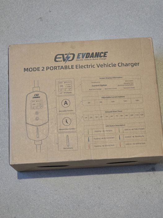 Ładowarka do pojazdów elektrycznych EVDANCE MODE 2