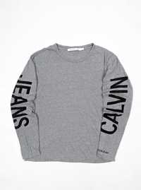 Calvin Klein szary longsleeve M logo