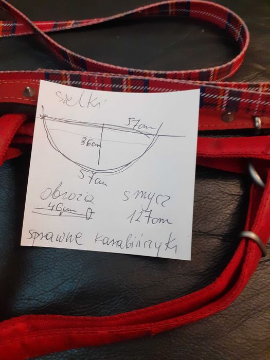 Szelki ze smyczą i obrożą