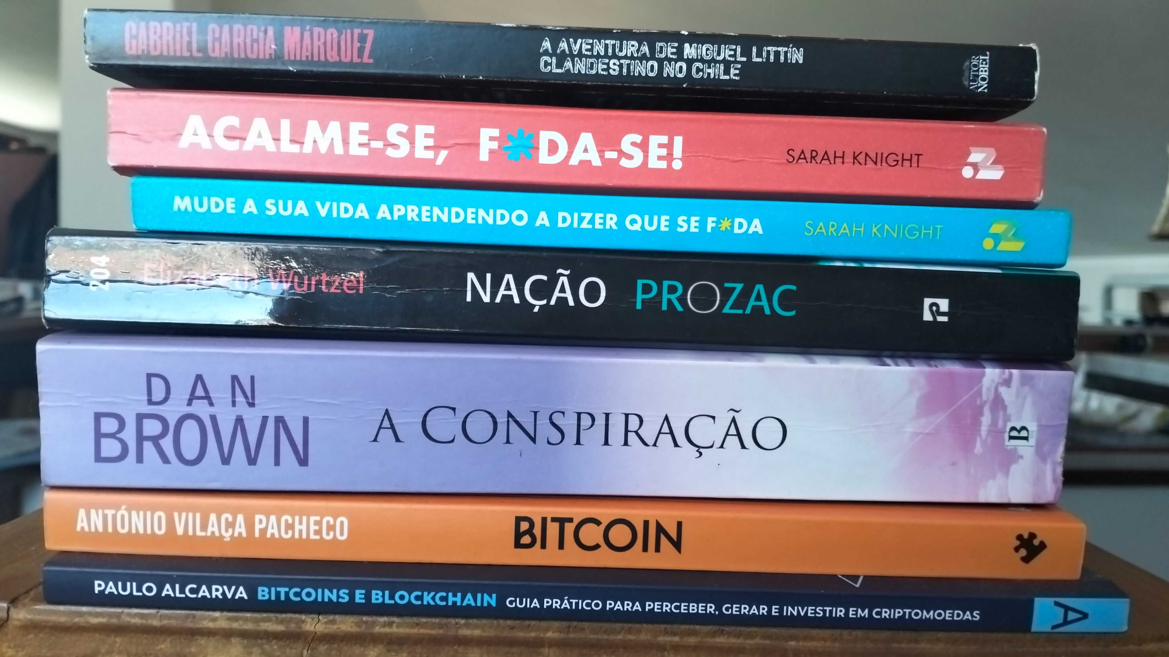 Livros de várias categorias