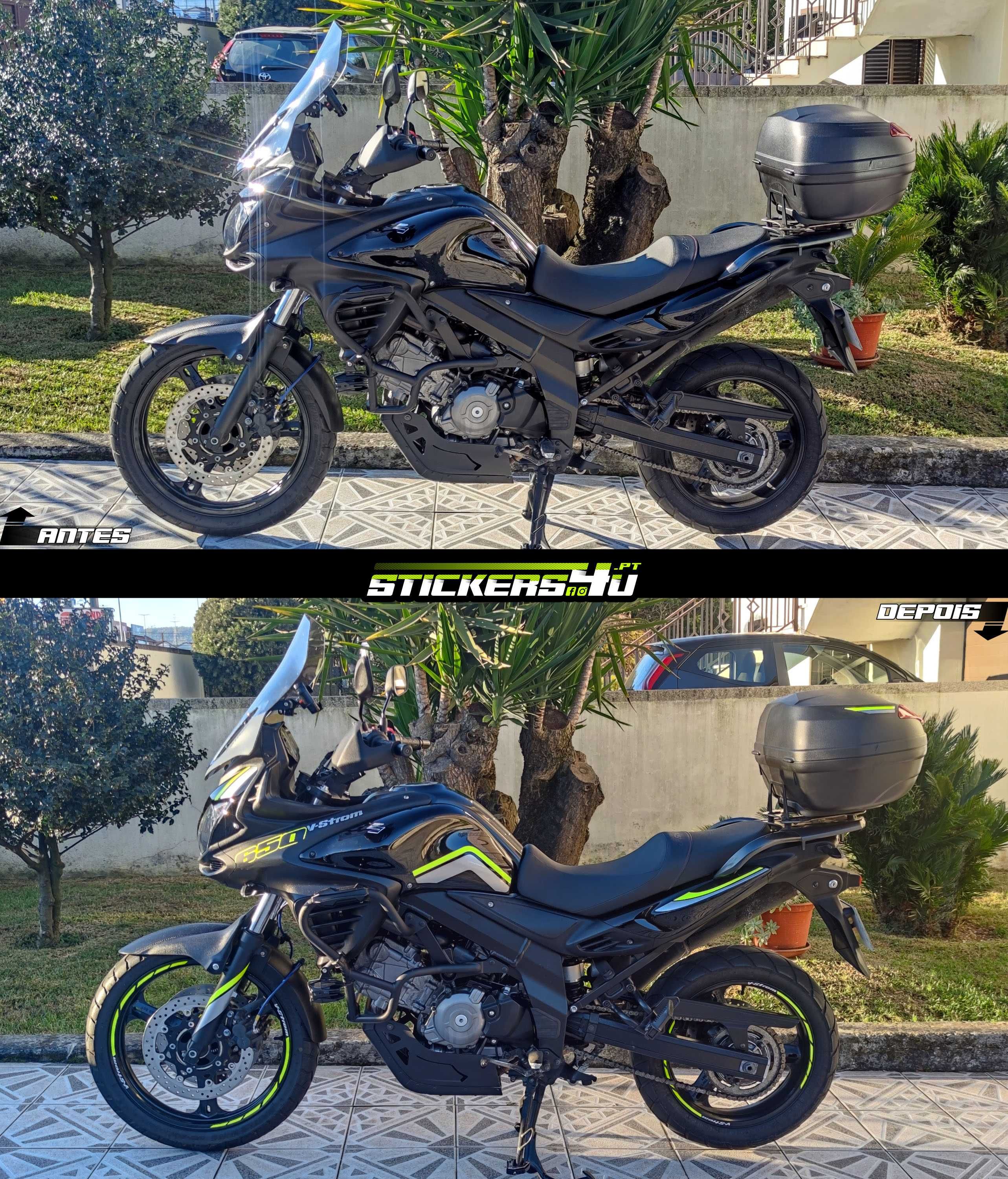 Personalizações e autocolantes Motos e Malas Suzuki V-Strom
