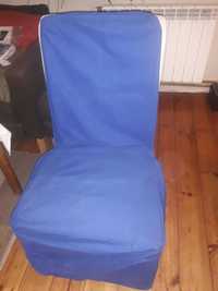 Pokrowiec na krzesło niebieski