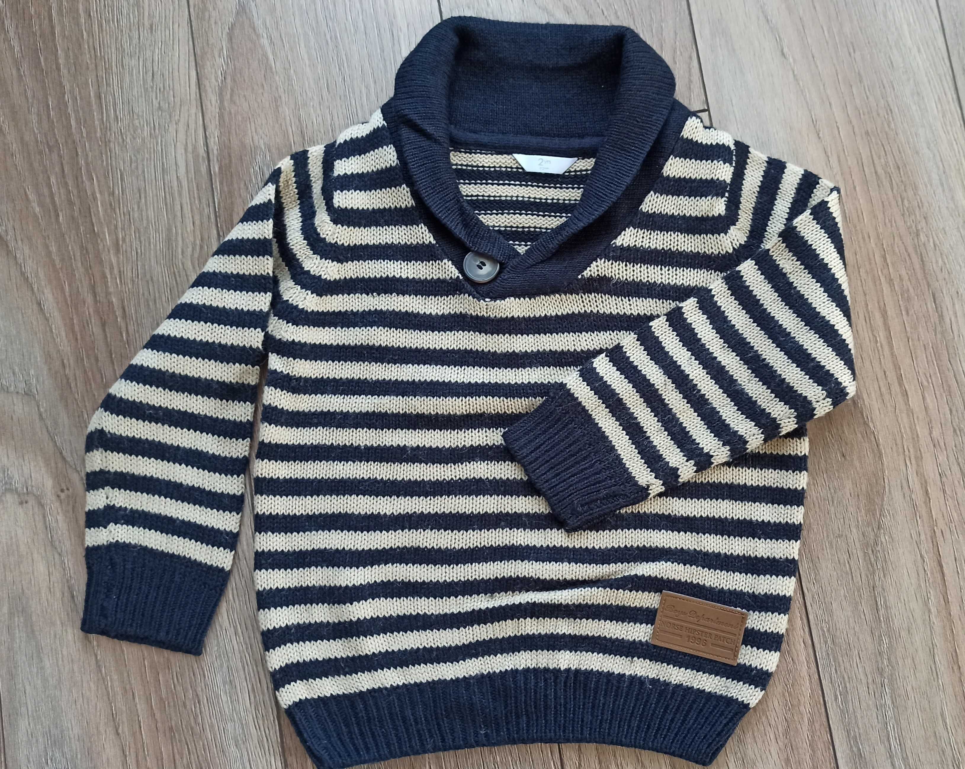 Sweter chłopięcy, r. 86-92 (18-24 miesiące)