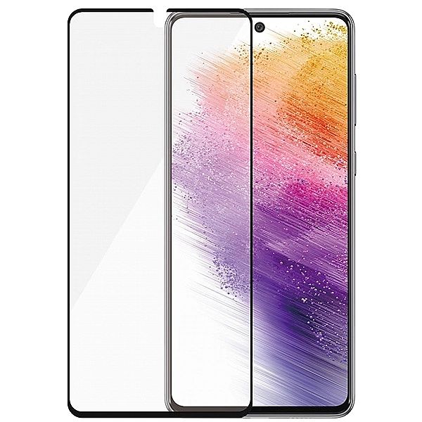 Szkło hartowane PanzerGlass E2E Regular na Samsung Galaxy A73 - z czar