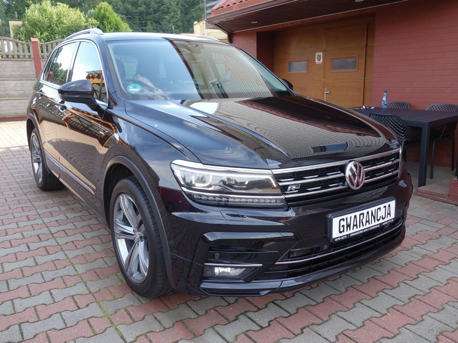 Volkswagen Tiguan 2.0 TDI DSG 190KM 4x4 R-LINE Stan Fabryczny Full Opcja 1-Lakier Niemcy