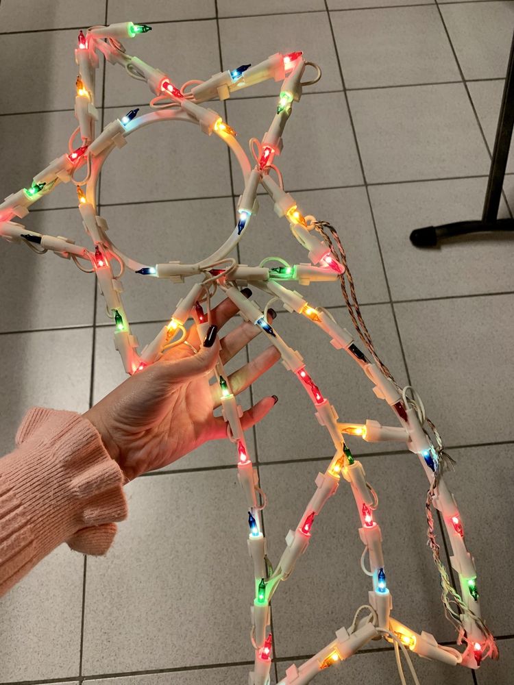 Luz de Natal. Estrela Cadente