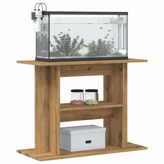 Szafka pod akwarium Vidaxl Dąb Artisan 80x35x60 cm
