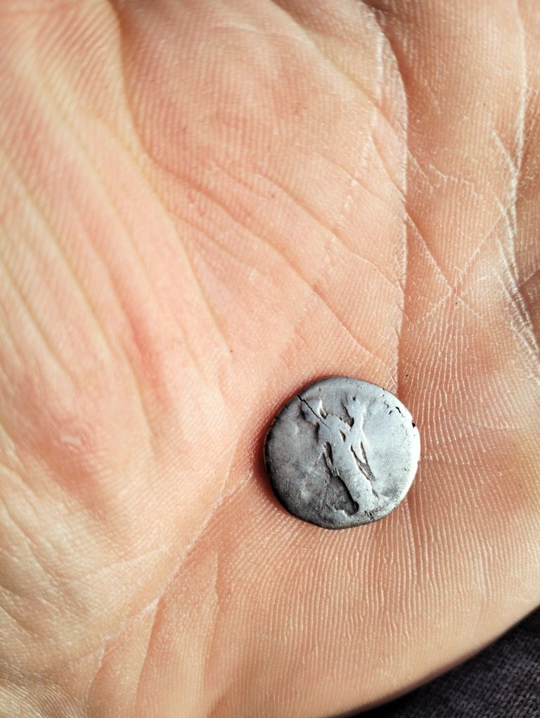 Монета динарій срібна