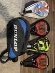 4 raquetes padel- para despachar