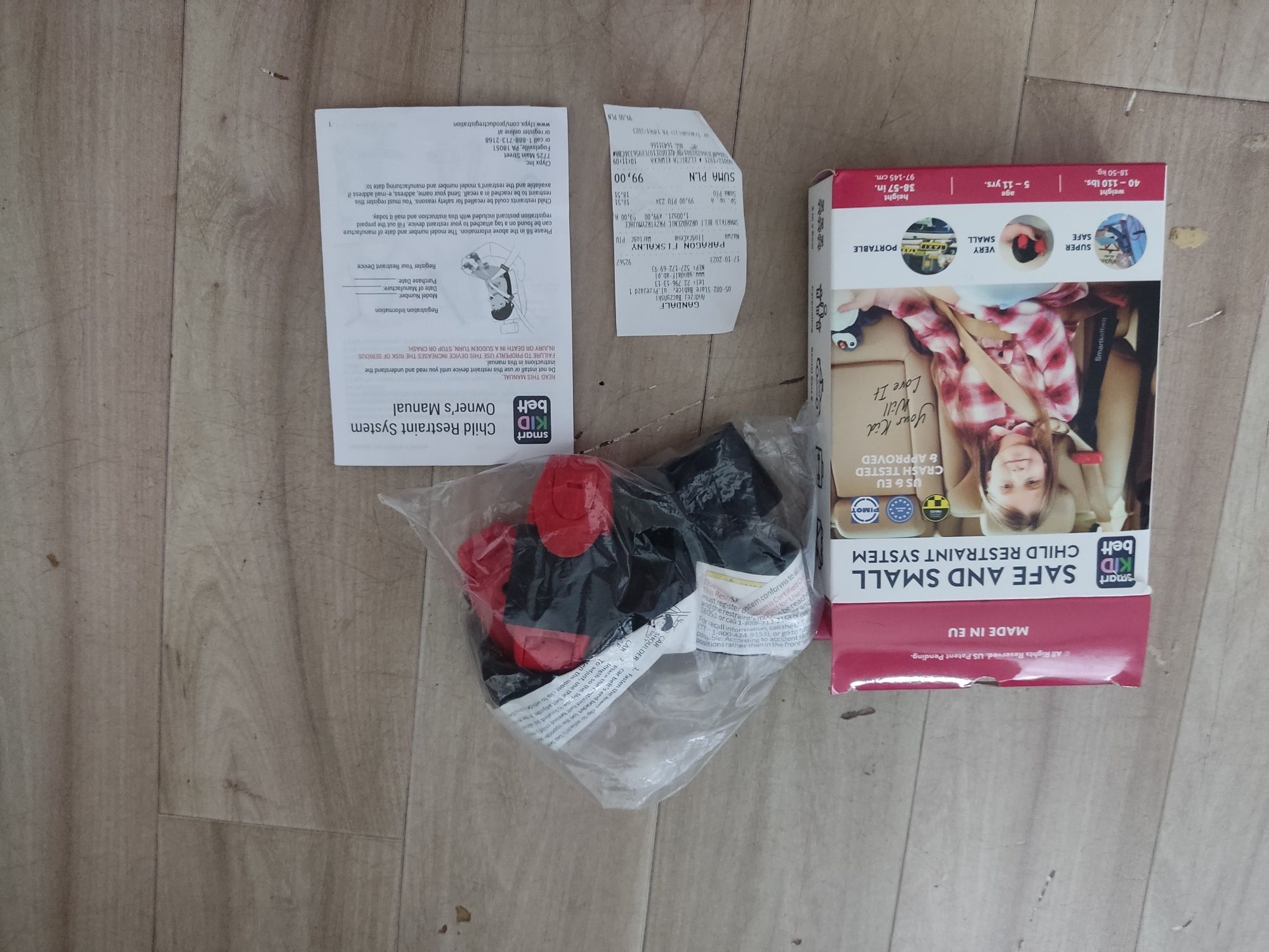 Witam mam na sprzedaż pasy zamiast fotelika dla dziecka