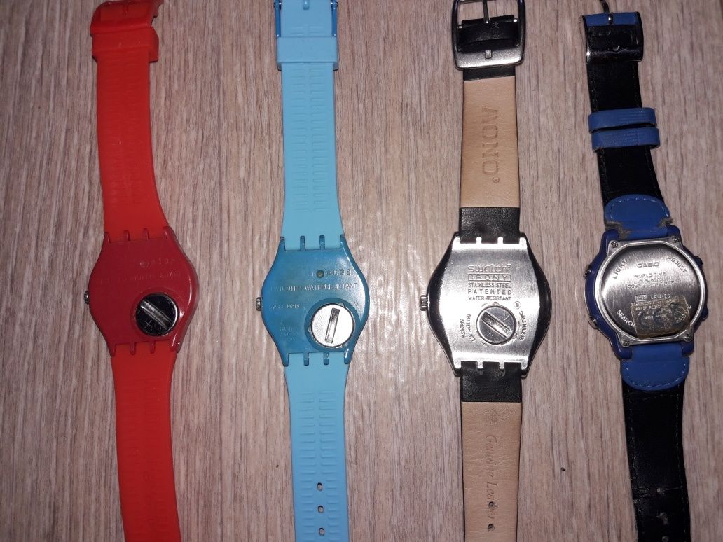 Часы Swatch, Casio, Nike