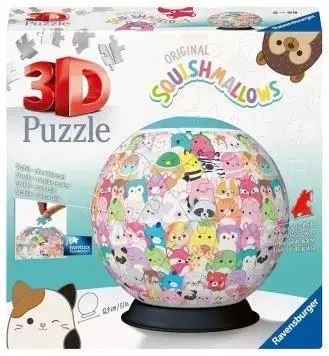 Puzzle 3D 72 elementy. Kula: Squishmallows. Ravensburger