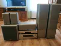 Kino Yamaha NATURAL HTR-5630RDS + DVD-S540 + głośniki 5+1 eltax KODA