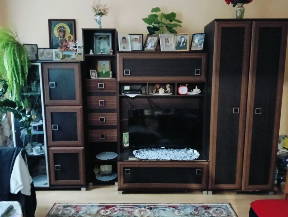 Mebel pokojowy w kolorze brązowym