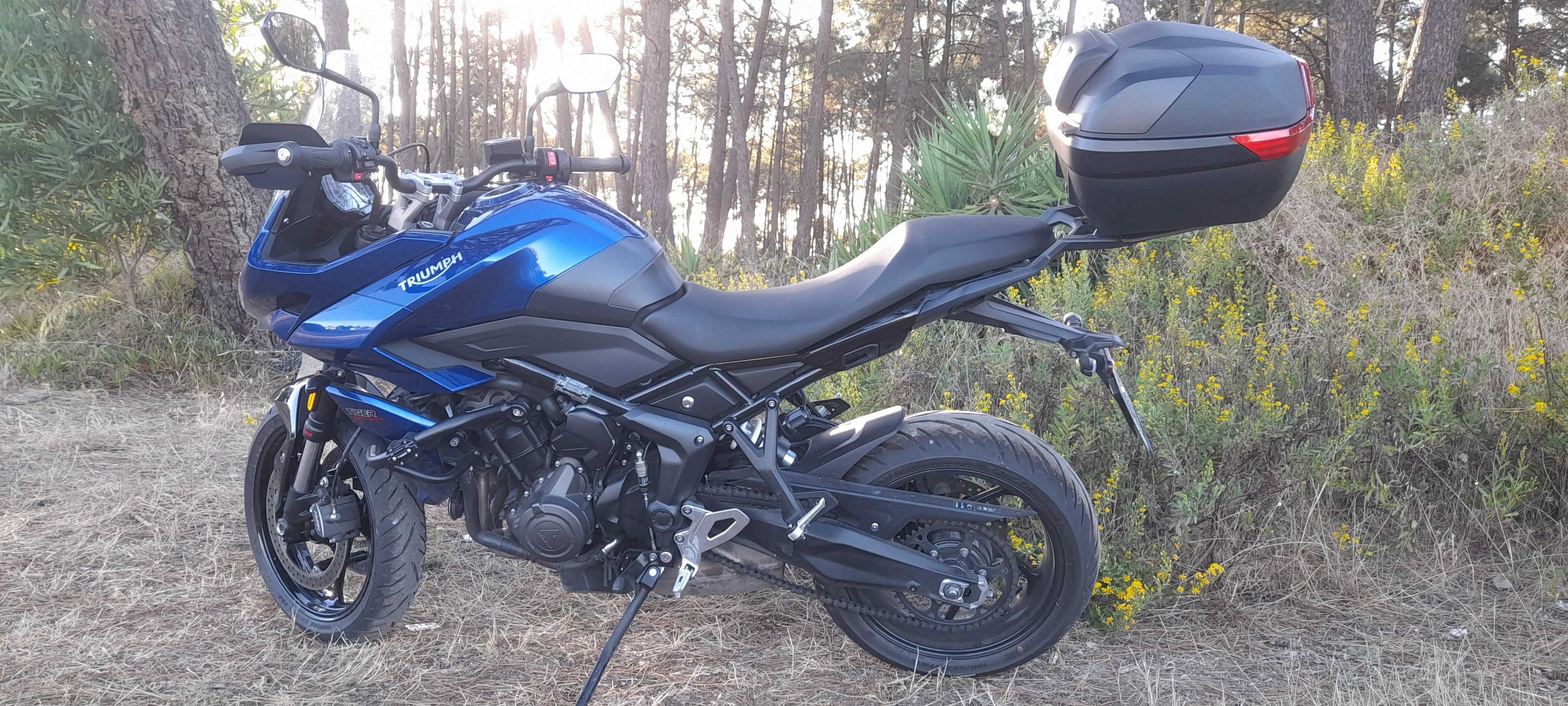 Triumph Tiger Sport 660, Acidentada