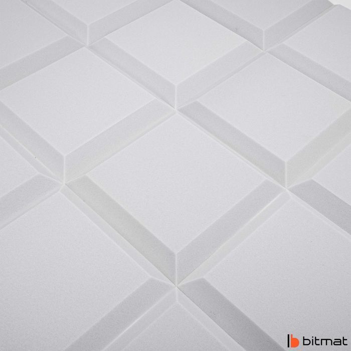 Zestaw paneli akustycznych Bitmat na ścianę 16szt jasnoszare komplet