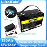 Akumulator 180ah 12.8v ( lifepo4)  wyjście USB ,ładowarka.nowy