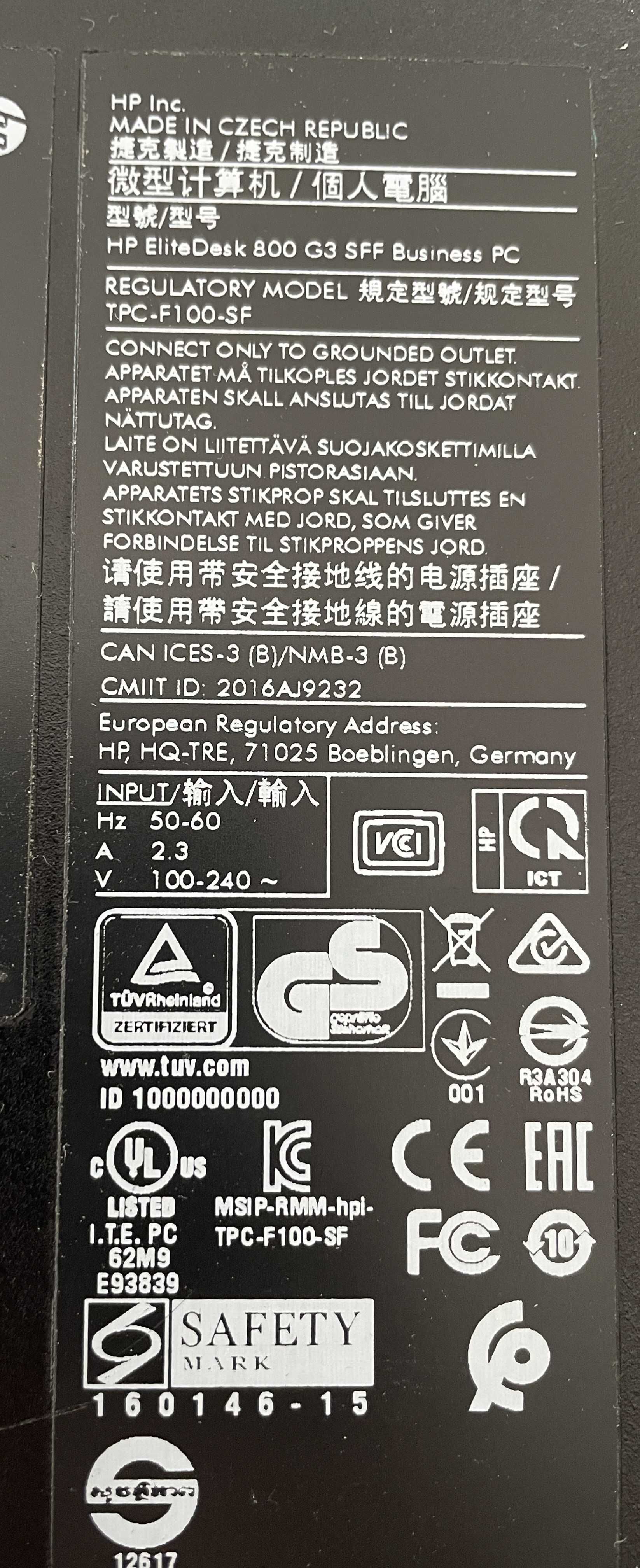 Komputer HP/i7-7700 4x3,6GHz/SSD 512GB M2/ram 40GB/Windows 10/HDMI