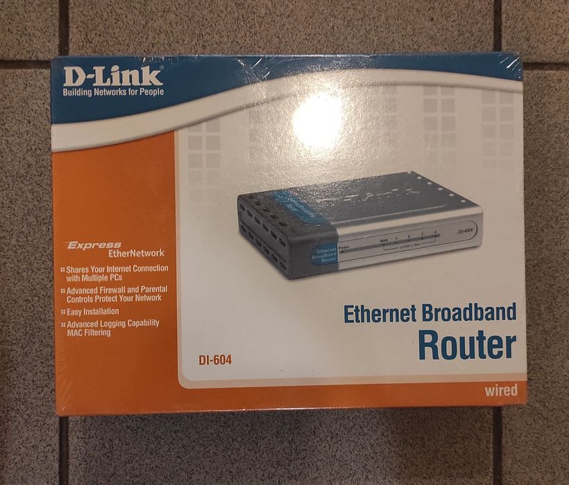 Роутер D-LINK DI-604  (4-Port Ethernet) новий