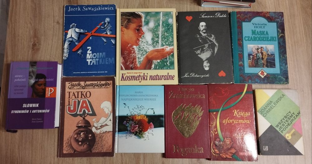 Książki  z domowej biblioteki
