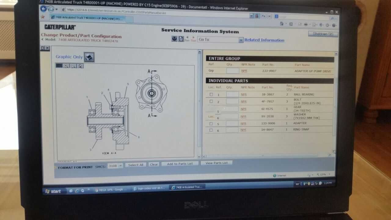 CAT Caterpillar ET4 Serwisówka Laptop FULL Diagnostyka Zestaw 24H