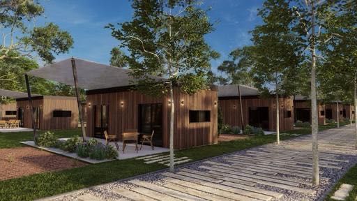 Casa modelar 6mx2,5m