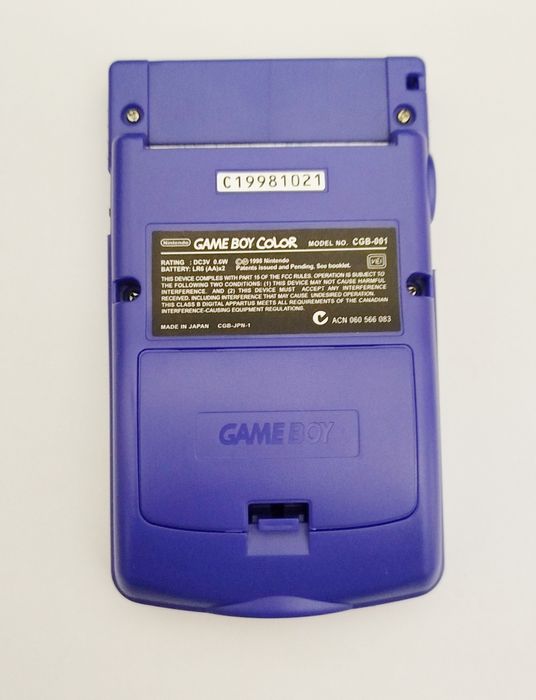 Carcaça Game Boy color roxo