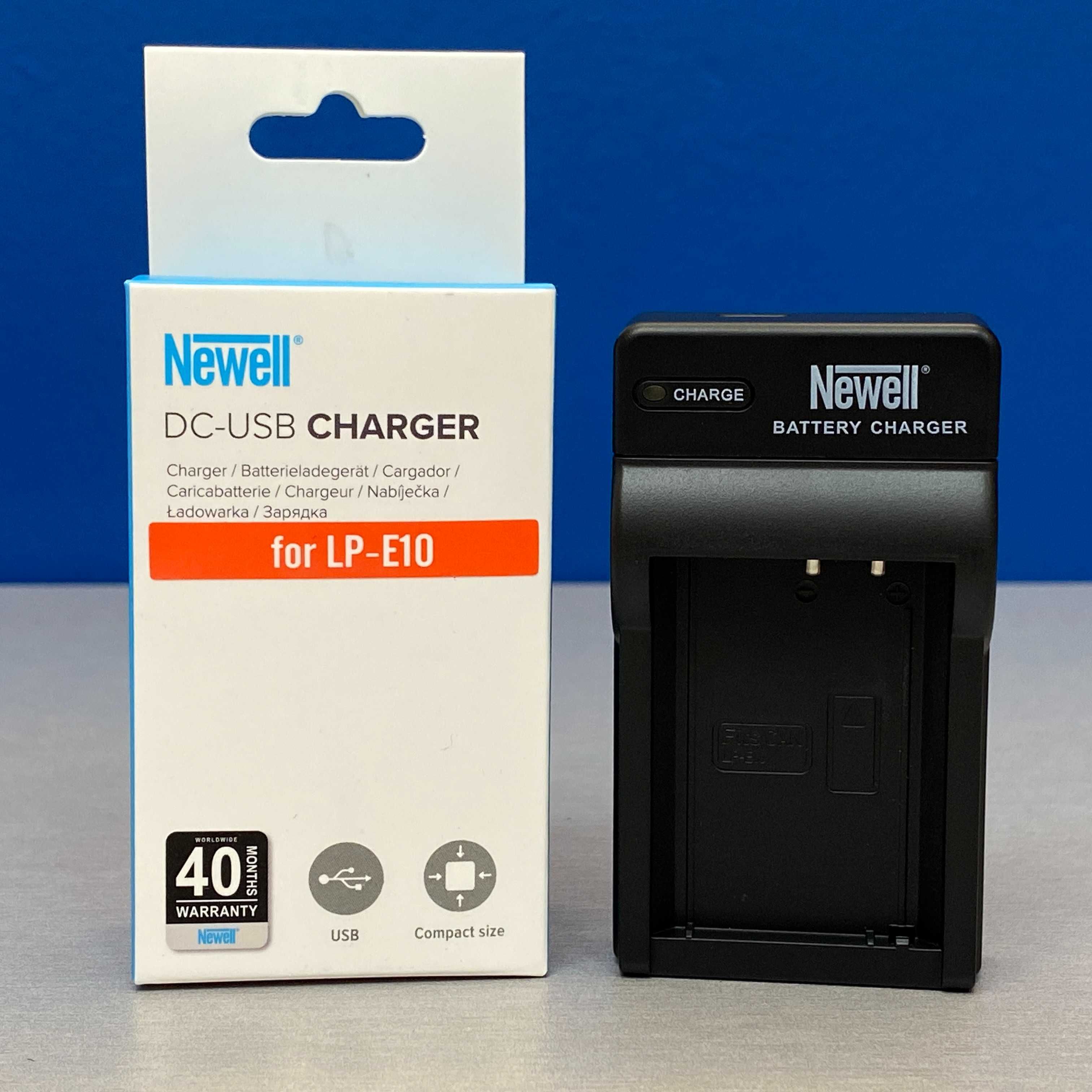 Carregador Newell (LC-E10) - Bateria Canon LP-E10 (1100D/1200D/1300D)