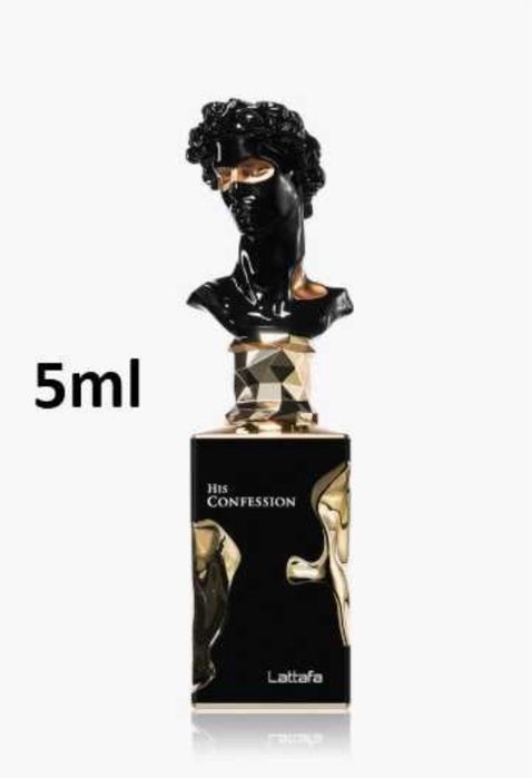 Lattafa His Confession - eleganckie męskie jesienno-zimowe perfumy.