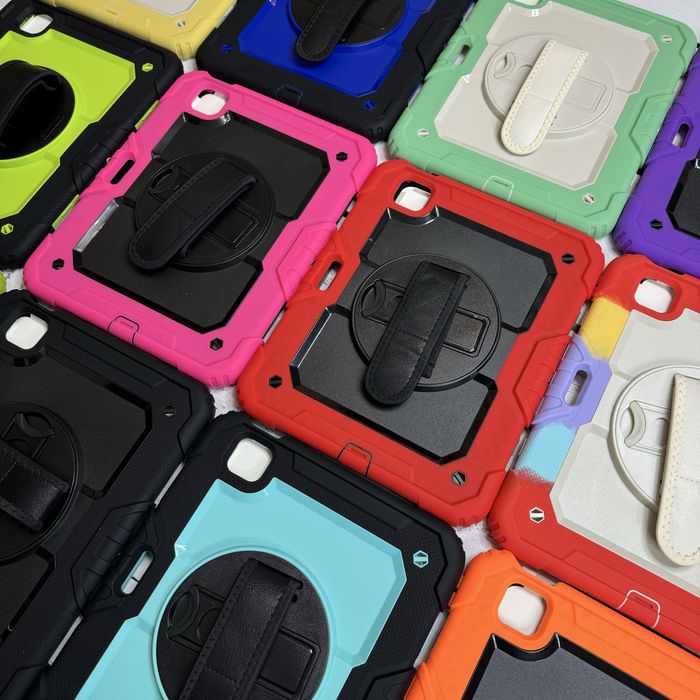 Захисний броньований чохол для Apple iPad з підставкою та ремінем