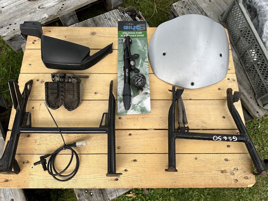 Kiwak półka BMW F650GS chlapacz 650 Dakar koło klamka sakwy stopka