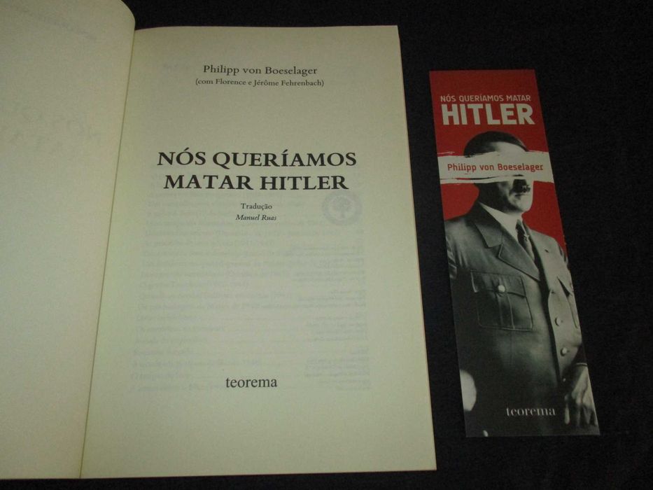 Livro Nós queríamos matar Hitler Teorema