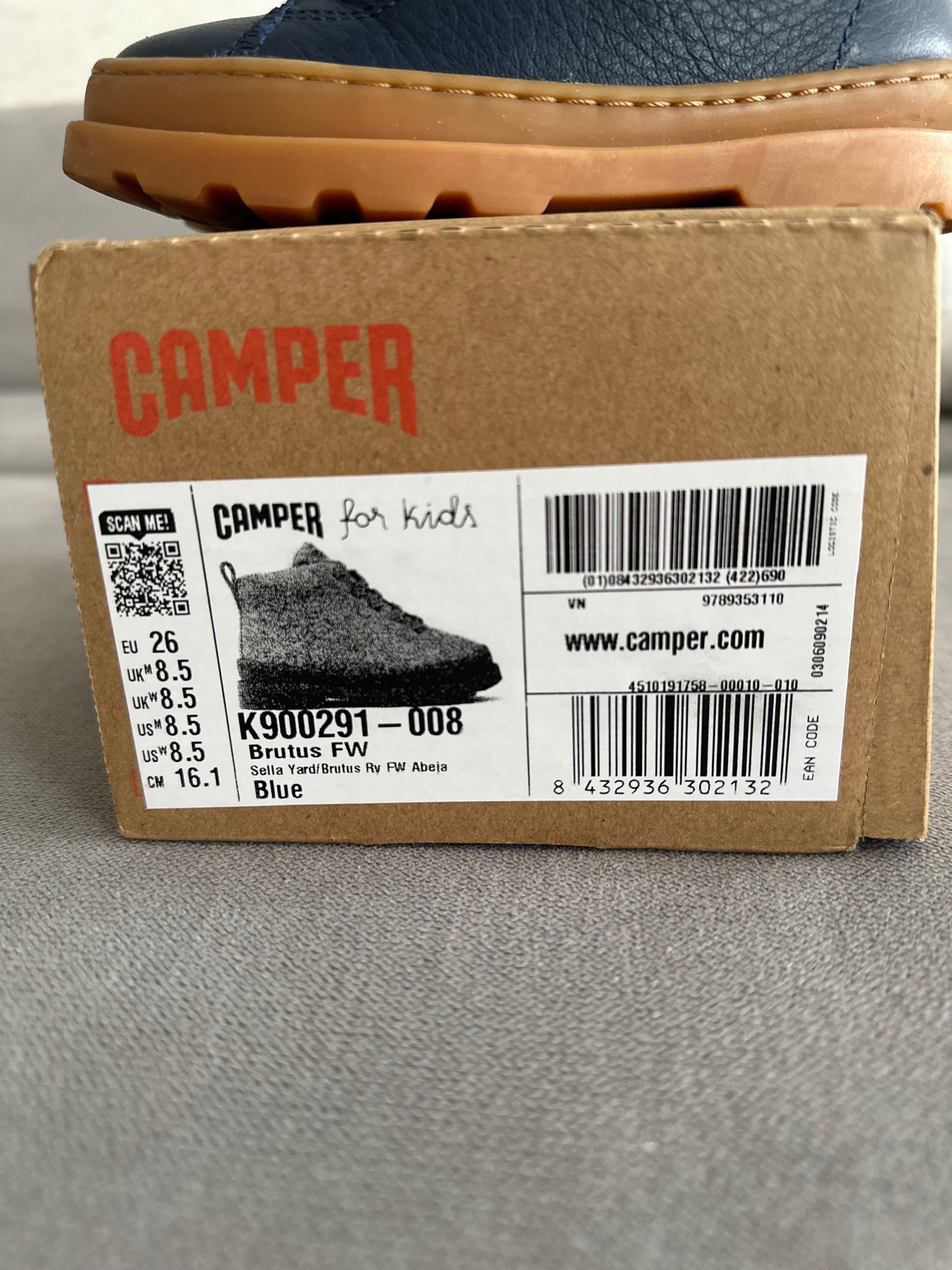 Дитяче шкіряне взуття Camper 26р