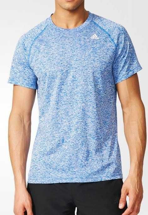 Męski t-shirt/koszulka treningowa/do ćwiczeń Adidas rozm. M niebieski