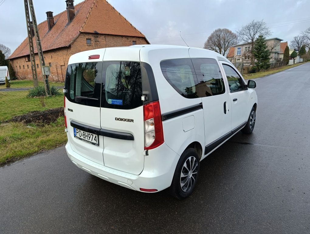 ##Dacia Dokker 2014/15 rok 1.6 Benzyna MPI 82km Klima Komputer Okazja#