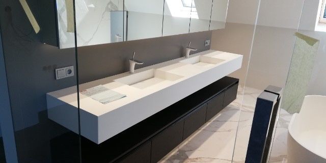 Umywalki Blaty z Corianu Staronu Kerrocka