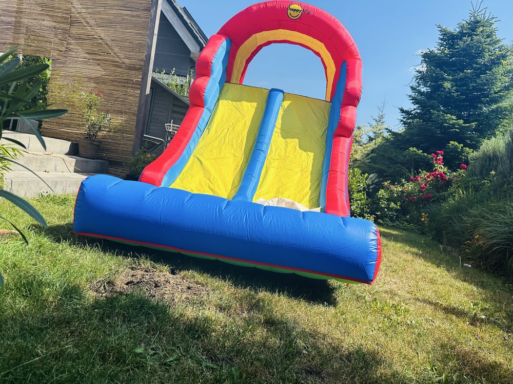 Dmuchaniec Wynajmij zamek z trampoliną i podwójną zjeżdżalnią impreza