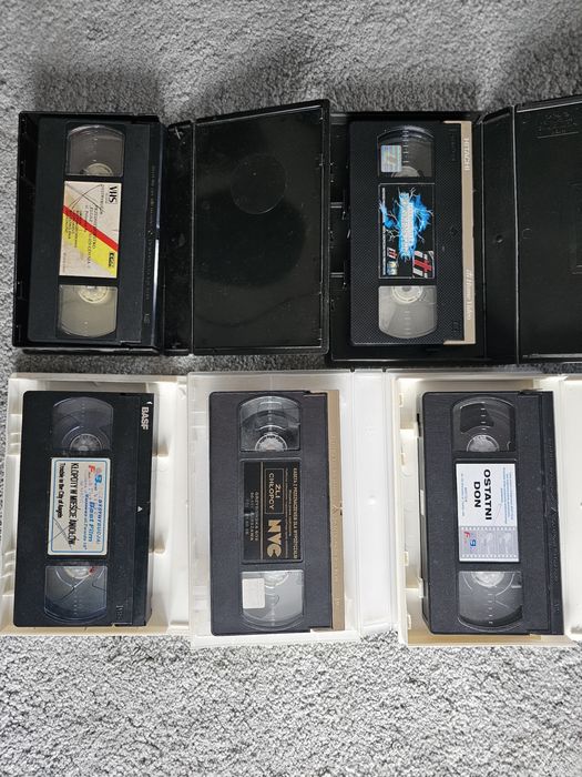 5 kaset VHS zestaw thiller mafia