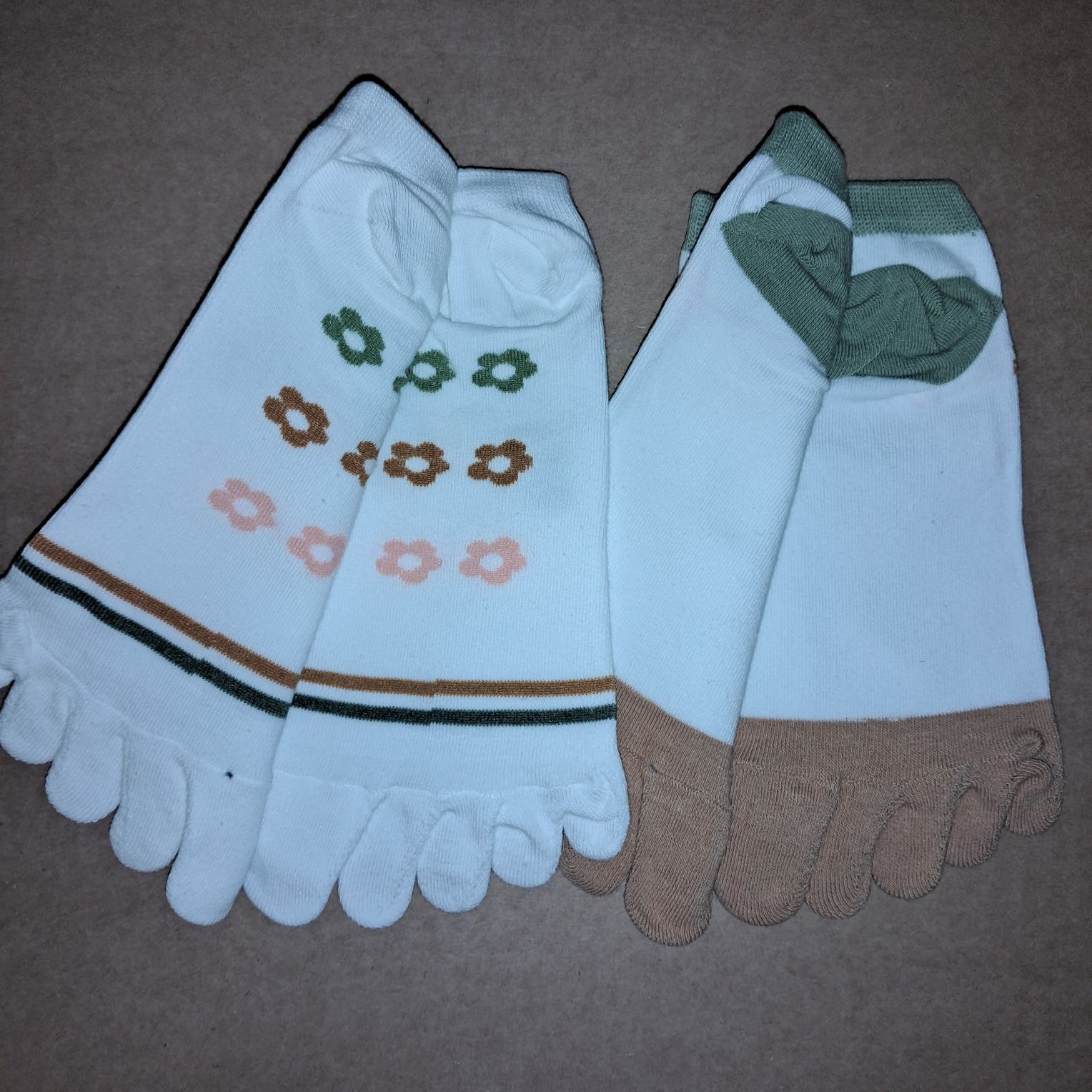 Шкарпетки з пальцями пальчиками 35-39 five finger yoga socks barefoot