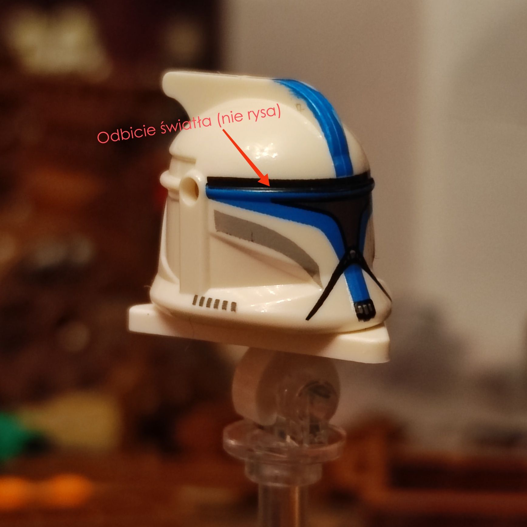 Lego hełm Clone Lieutenant sw0629 sw0502