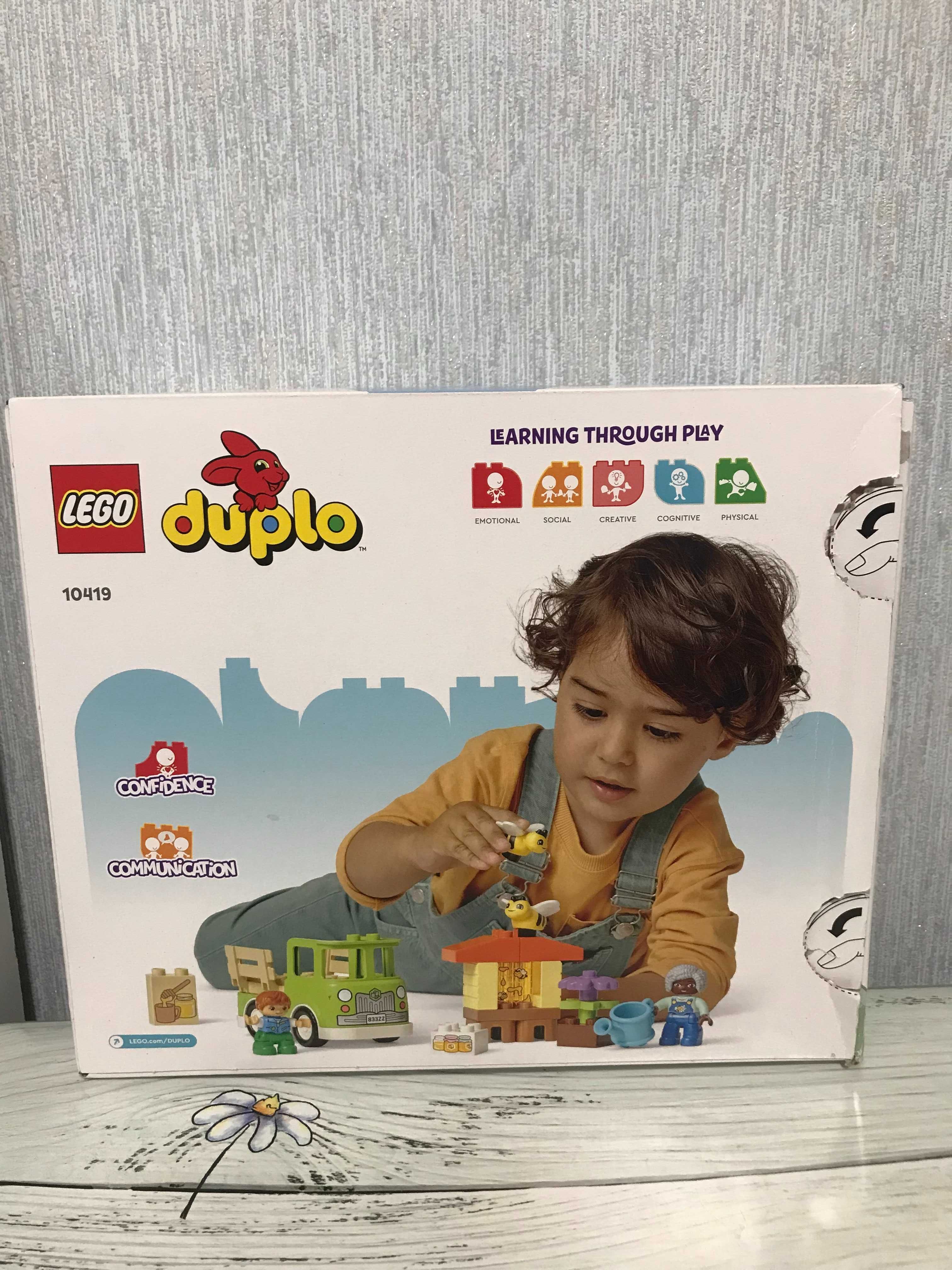 Конструктор Лего Дупло Пасека с пчелами и ульями. Lego Duplo.